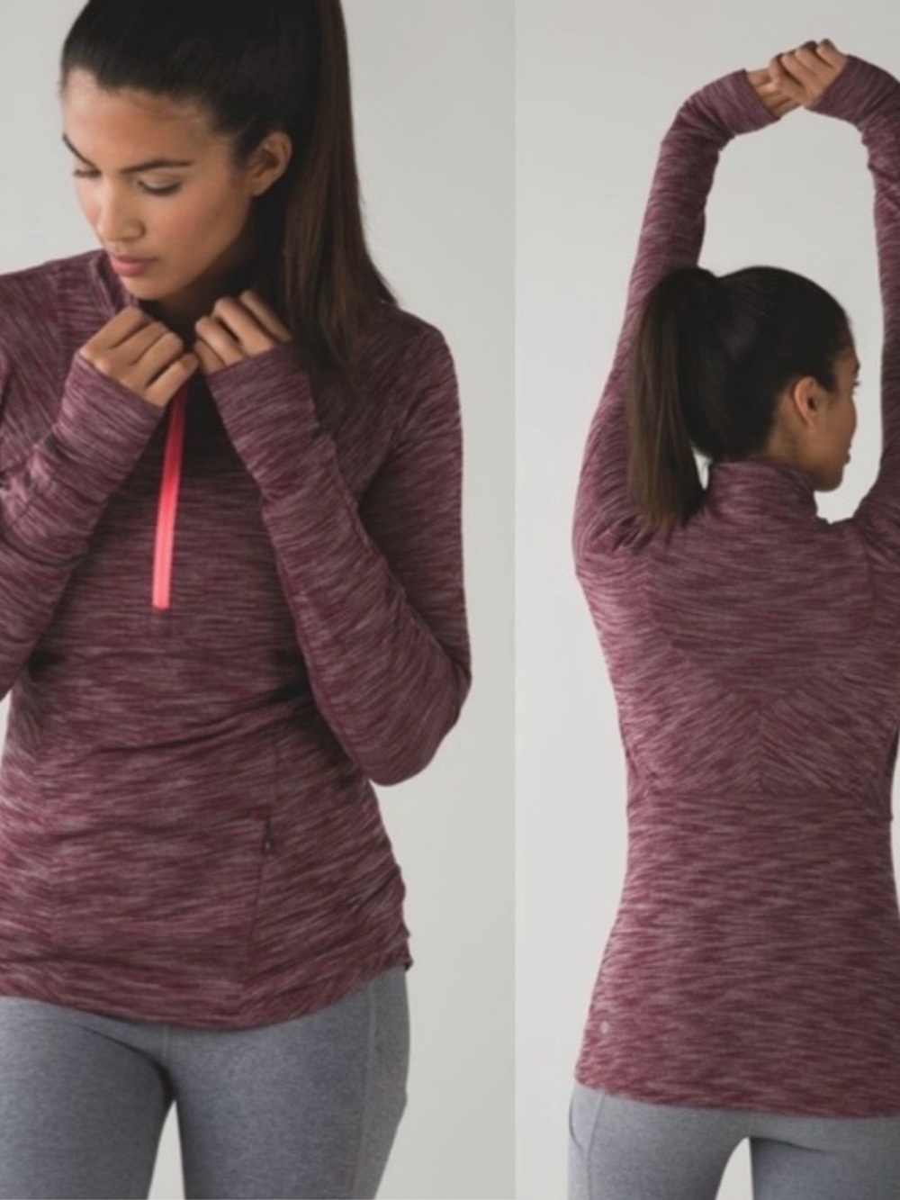 LULULEMON ATHLETICA Kanto Catch me 1/4 pull over size 4